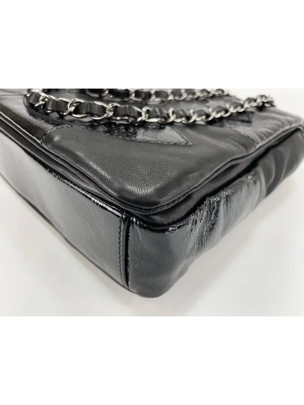 Chanel Shoulder Bag Lambskin Patchwork CC Logo